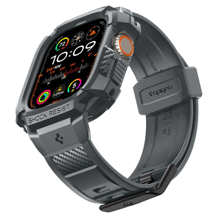 Pasek Spigen Rugged Armor ”pro” Apple Watch Ultra 1 / 2 (49 Mm) Dark Grey