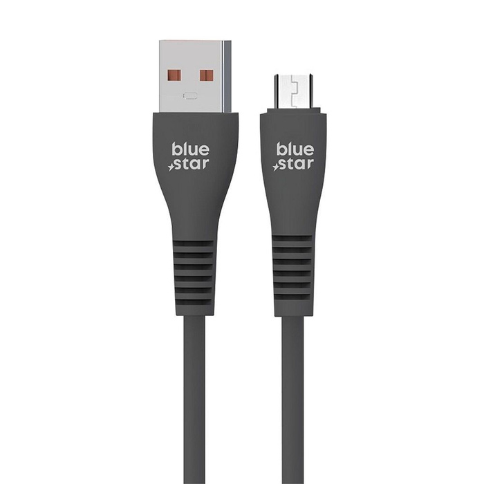 Kabel USB A do Micro USB Blue Star 2A 1 m DC99M czarny