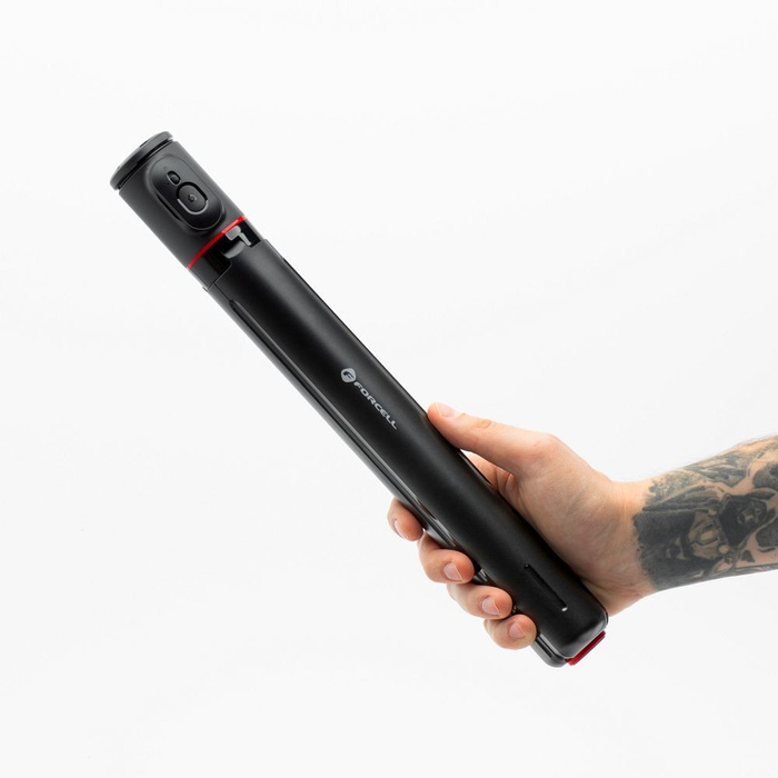 Selfie stick Forcell F-Grip F170XL tripod automatyczny z pilotem bezprzewodowym czarny