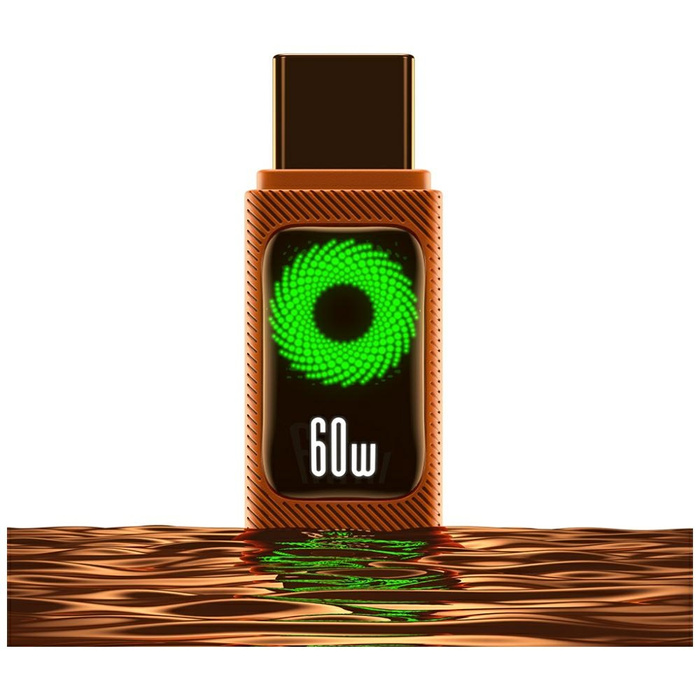 Kabel USAMS SJ773 PD 60W USB-C/USB-C     1.2m pomarańczowy