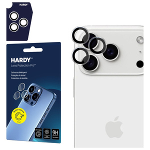 Ochrona na obiektyw aparatu 3MK iPhone 17 Pro /17 Pro Max HARDY Lens Protection Pro Przezroczysty