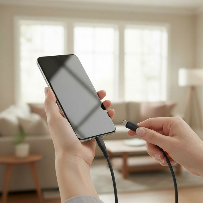 Kabel USB C do USB C Forcell F-Energy QC4.0 PD 5A 100W Silicone 1 m C347 czarny