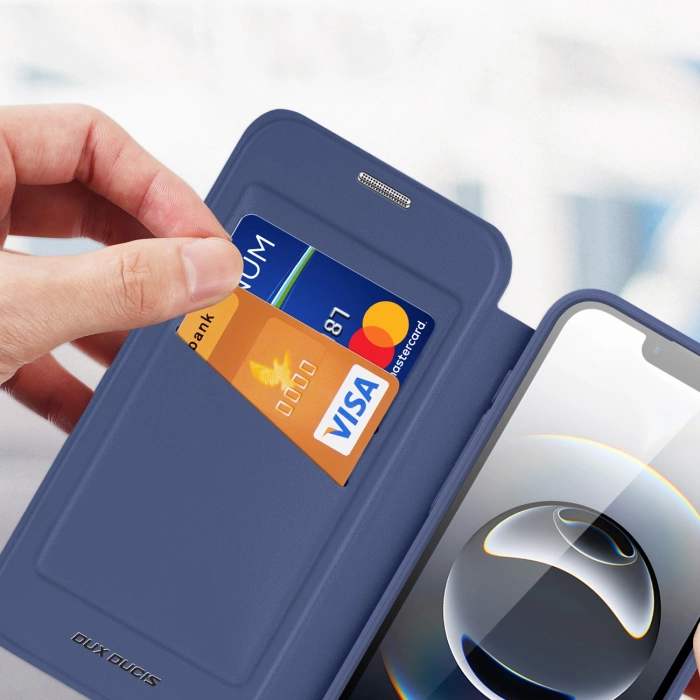 Etui Dux Ducis Skin X Pro z MagSafe na iPhone 16e - niebieskie