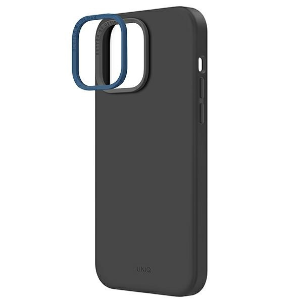 UNIQ etui Lino Hue iPhone 14 Pro 6,1" Magclick Charging szary/charcoal grey