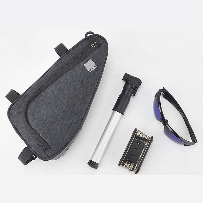 SAHOO torba rowerowa pod ramę rowerową trójkąt z zamkiem 1L 121469-SA czarna