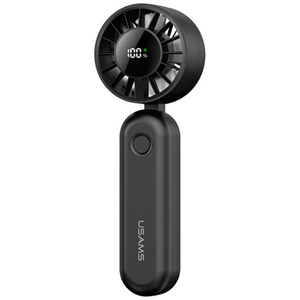 Wiatrak ręczny USAMS Mini ZB352 1200mAh  składany czarny