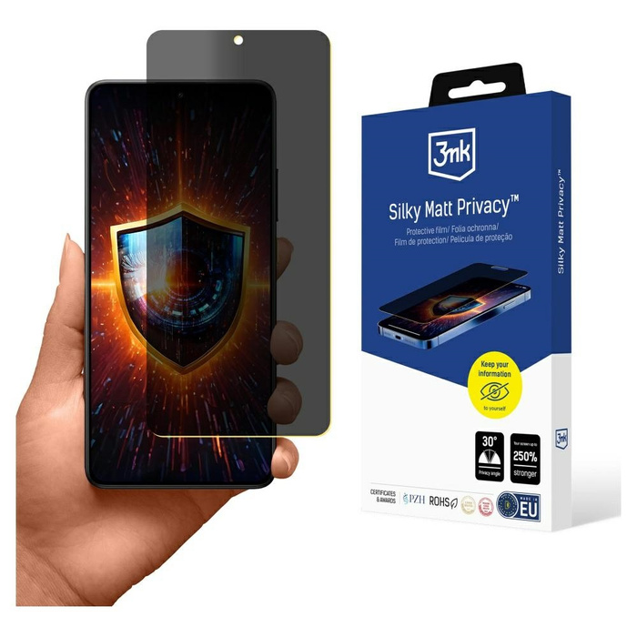 Folia prywatyzująca 3MK Silky Matt  Privacy do POCO X7 Pro