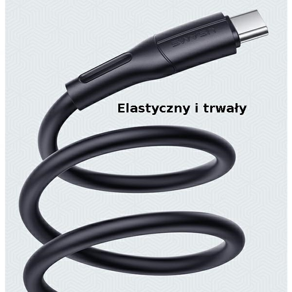 USAMS Kabel U68 USB-C 2A Fast Charge 1m niebieski/blue SJ501USB03 (US-SJ501)