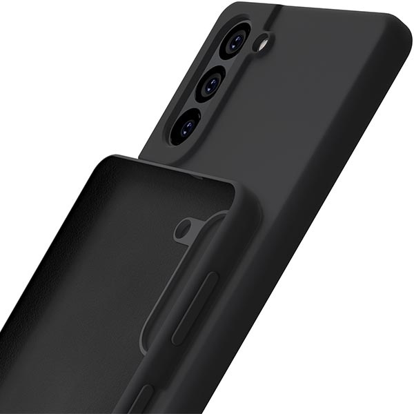 Etui 3MK Silicone Case Samsung Galaxy S21 Fe 5g G990 Czarny/black Case