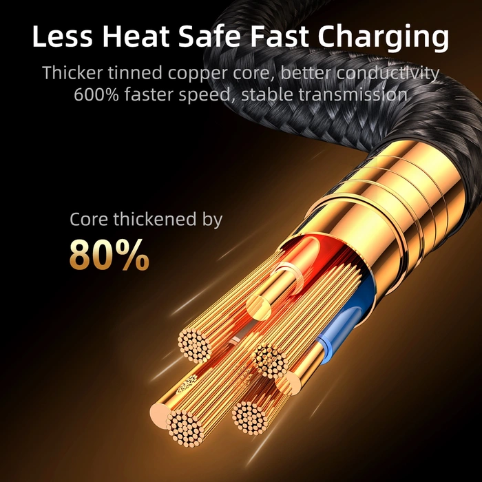 Kabel kątowy Joyroom S-UL012A6 USB-A - Ligtning 2.4A 1,2m - niebieski