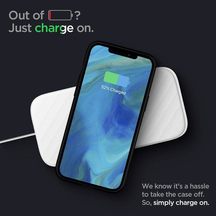 SPIGEN Rugged Armor iPhone 12 / 12 Pro Etui Matte Black Czarne + Szkło 3MK Flexible Glass Lite