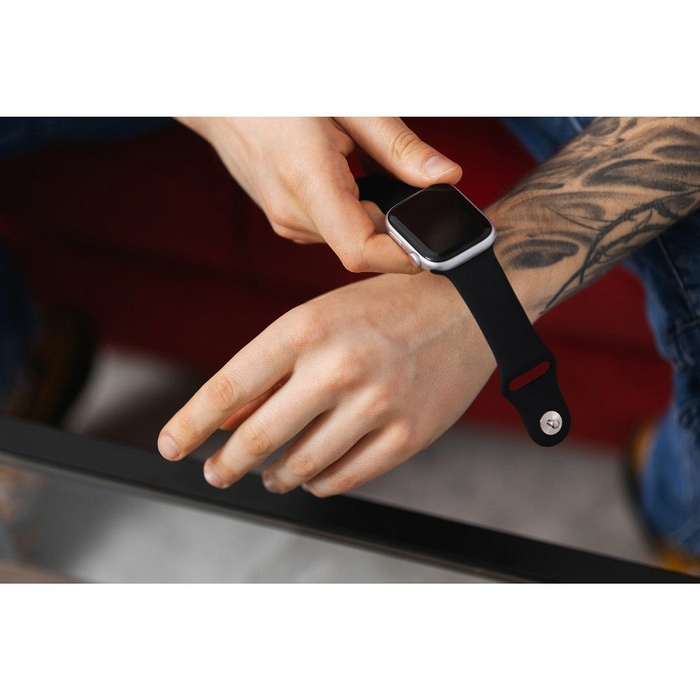 FORCELL F-DESIGN FA01 pasek do APPLE Watch 38 / 40 / 41 mm czerwony