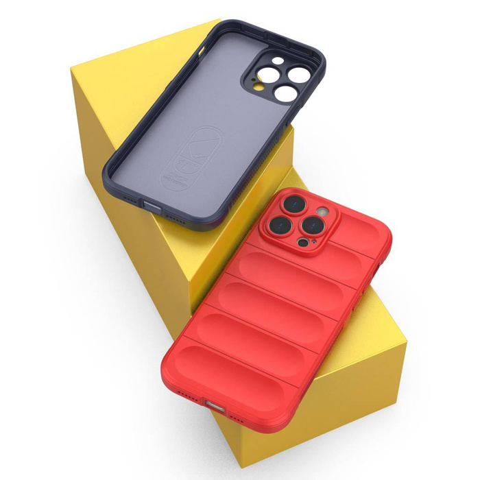 Etui Magic Shield Case Etui Do iPhone 14 Pro Max Elastyczny Pancerny Pokrowiec Burgundowycase