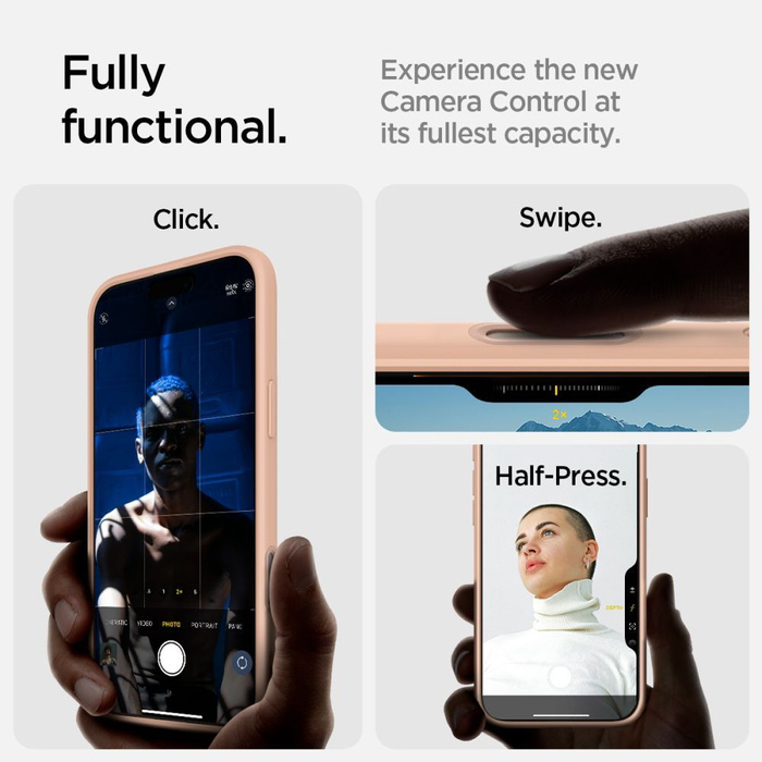 Etui SPIGEN ULTRA HYBRID ”T” MAG MAGSAFE IPHONE 16 PRO MAX FROST ROSE TITANIUM