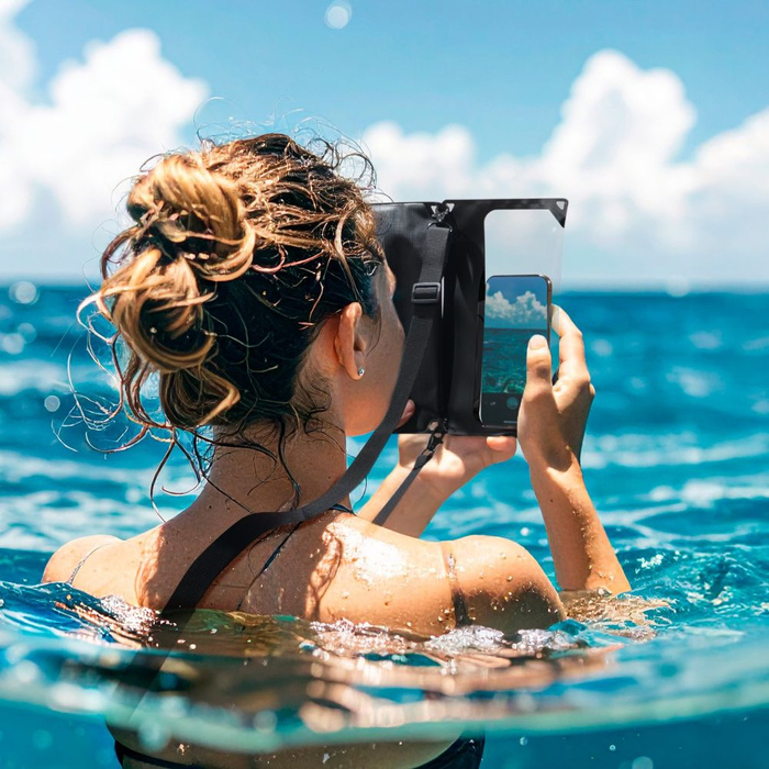 ETUI WODOSZCZELNE SPIGEN A640 UNIVERSAL WATERPROOF CASE CROSSBAG BLACK