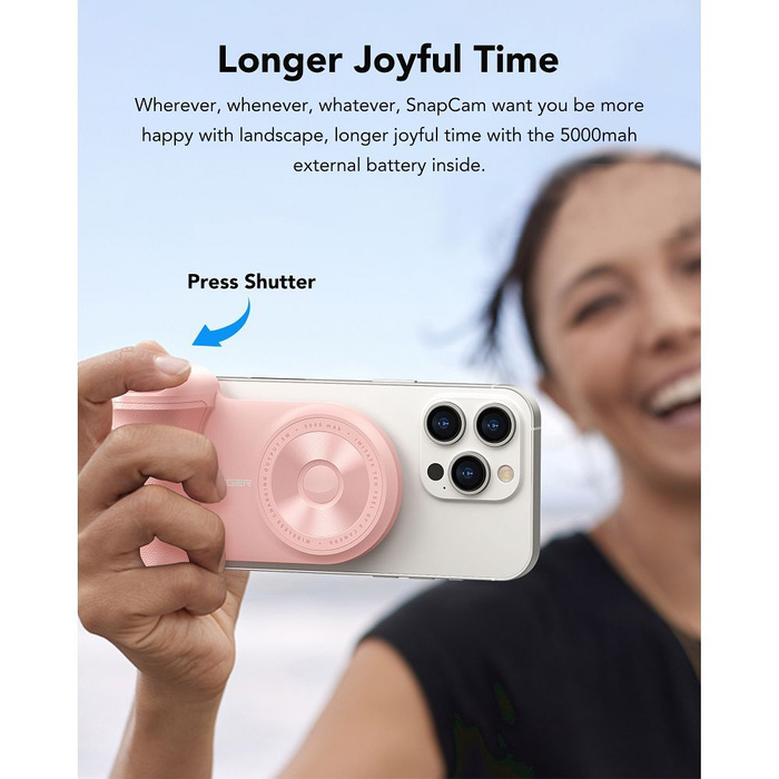 Powerbank zgodny z Magsafe Veger (W0569) PD QC3.0 20W 5000 mAh czarny