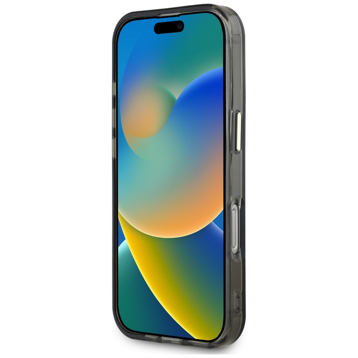 Etui Guess IML Metal Mountain Logo        MagSafe do iPhone 16 Pro czarny