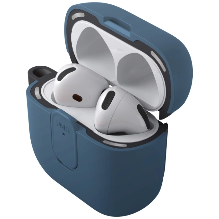 Etui UNIQ AirPods 4 Clyde Lock Case Niebieski