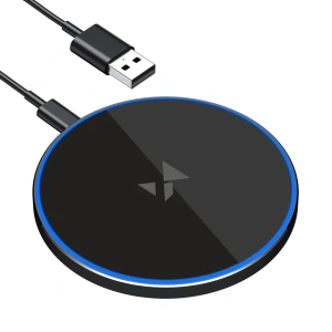 Ładowarka indukcyjna Wozinsky WLI-01Y 15W Qi z kablem USB-C - czarny