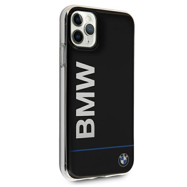Etui BMW Apple iPhone 11 Pro Max Signature Printed Logo Czarny Hardcase