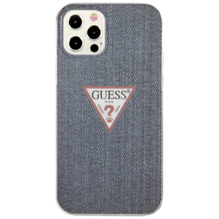 Etui GUESS Apple iPhone 12 Pro Max Jeans Collection Granatowy Hardcase