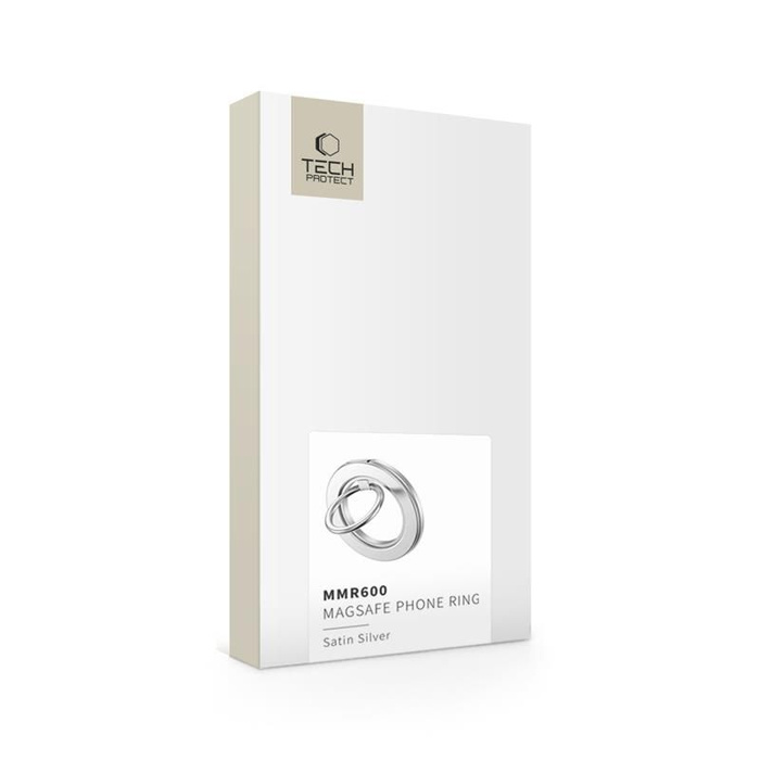 TECH-PROTECT MMR600 MAGNETIC MAGSAFE PHONE RING SATIN SILVER
