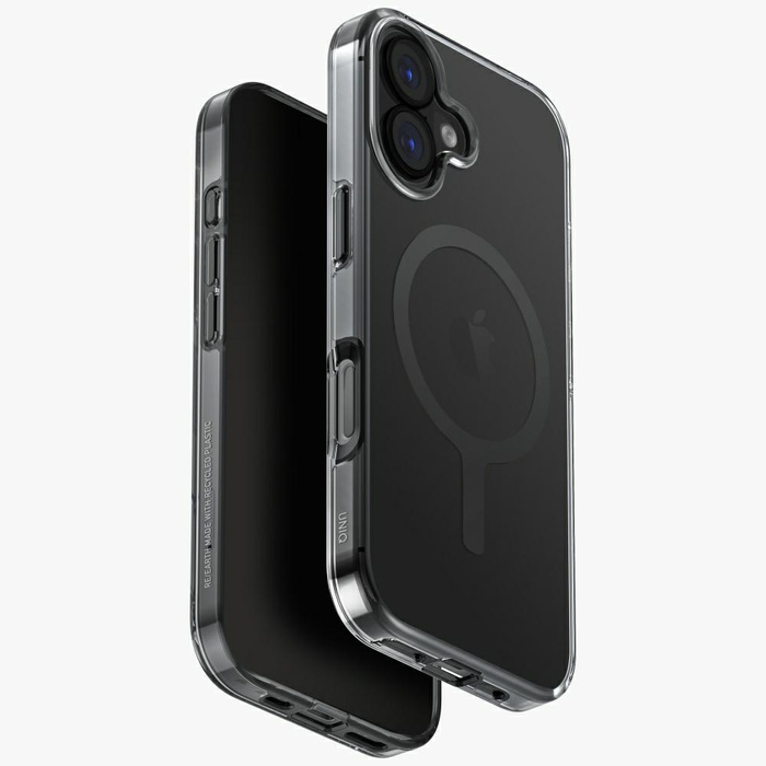 Etui UNIQ Clario do iPhone 17 Magclick   Charging czarny