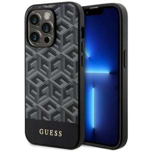 Etui Guess GUHMP14LHGCFSEK iPhone 14 Pro 6.1" czarny/black hardcase GCube Stripes MagSafe Case