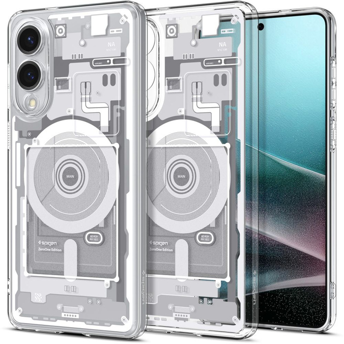 ETUI SPIGEN SAMSUNG GALAXY S25 EDGE ULTRA HYBRID MAG MAGSAFE ZERO ONE WHITE