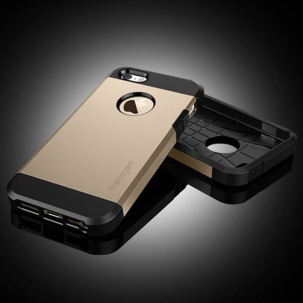 Etui SPIGEN iPhone 5 5S SE Tough Armor Champagne Gold Apple Case