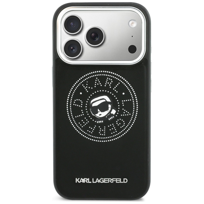 Etui Karl Lagerfeld Point & Karl Sketch  MagSafe do iPhone 17 Pro czarny