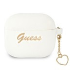Etui GUESS Apple AirPods 3 Cover Silicone Charm Collection Biały Case