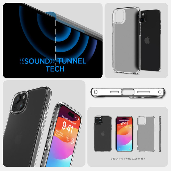 Etui Spigen Ultra Hybrid iPhone 15 Frost Clear Case