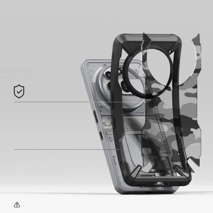 RINGKE FUSION X NOTHING PHONE 3A PRO CAMO BLACK