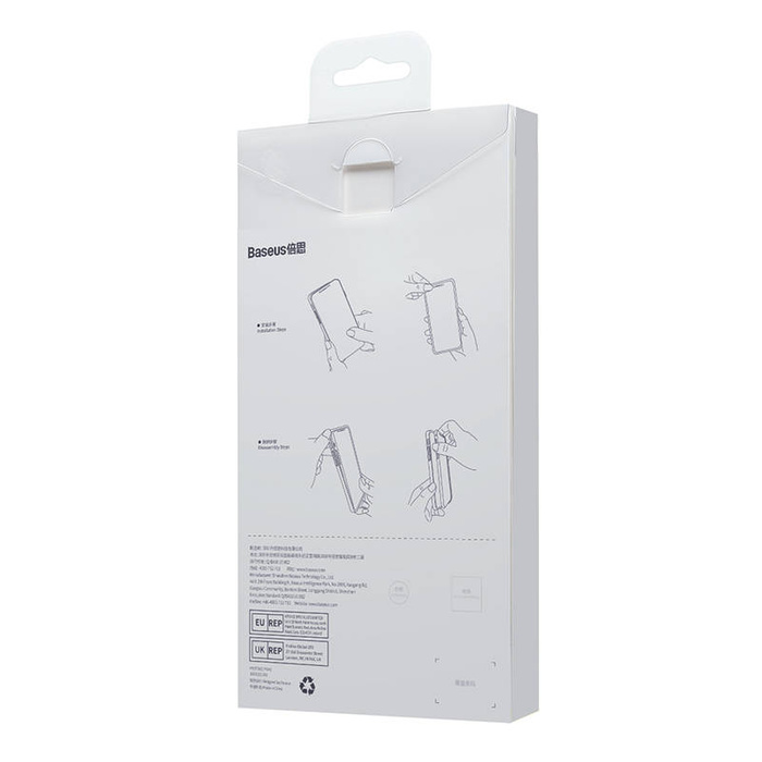 Zestaw ochronny Baseus Liquid Silica etui i szkło hartowane do iPhone 14 Plus (niebieski)