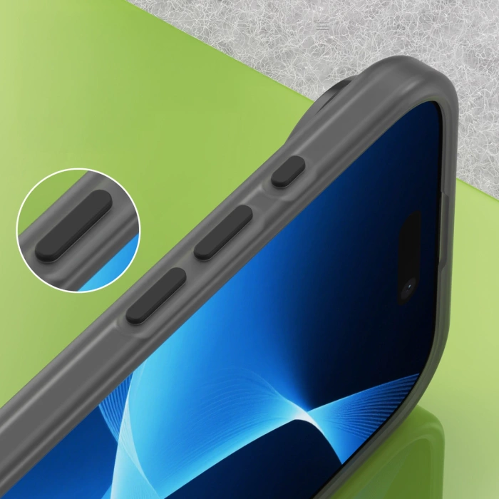 Etui Magnetic iPhone 17 Air Abrasive MagSafe Matowe Czarne