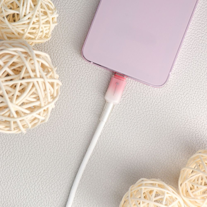 Kabel USB C do USB C Forcell F-Energy QC4.0 PD 5A 100W Gradient 1 m C357 biały