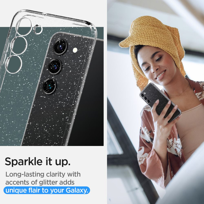 Etui Spigen Liquid Crystal Galaxy S23 Glitter Crystal Case
