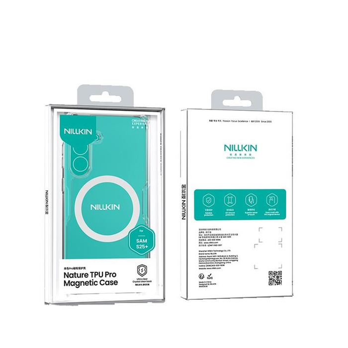 NILLKIN NATURE PRO MAGNETIC SAMSUNG S25+ CLEAR / PRZEŹROCZYSTY