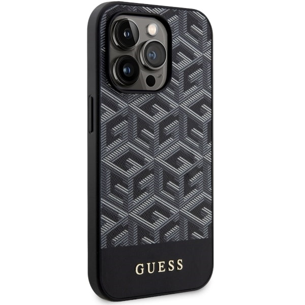 Etui Guess GUHMP14XHGCFSEK iPhone 14 Pro Max 6.7" czarny/black hardcase GCube Stripes MagSafe Case