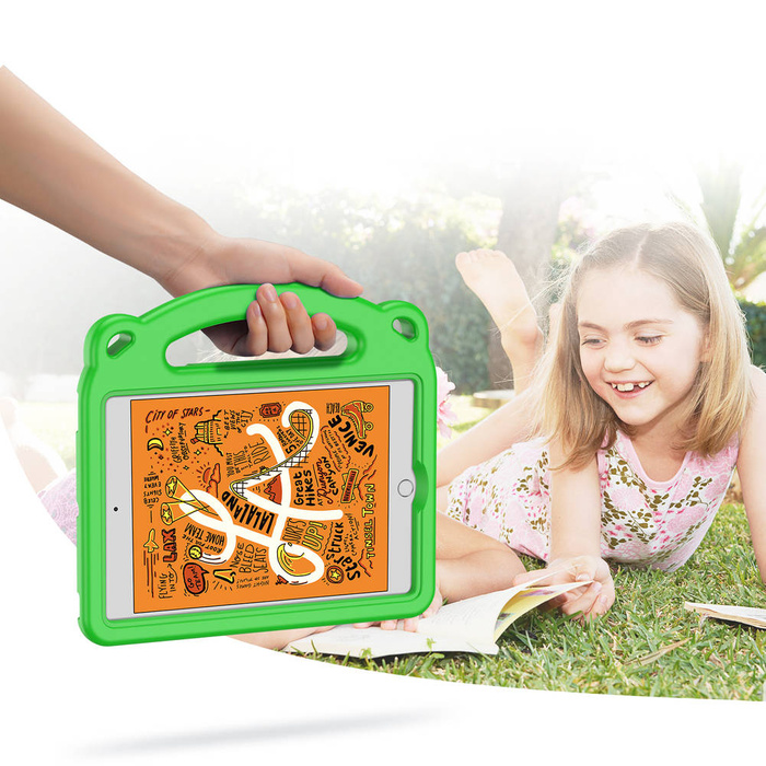 Dux Ducis Panda bezpieczne dla dzieci dziecięce miękkie etui do iPad mini 5 / 4 / 3 / 2 / 1 z miejscem na rysik żółty