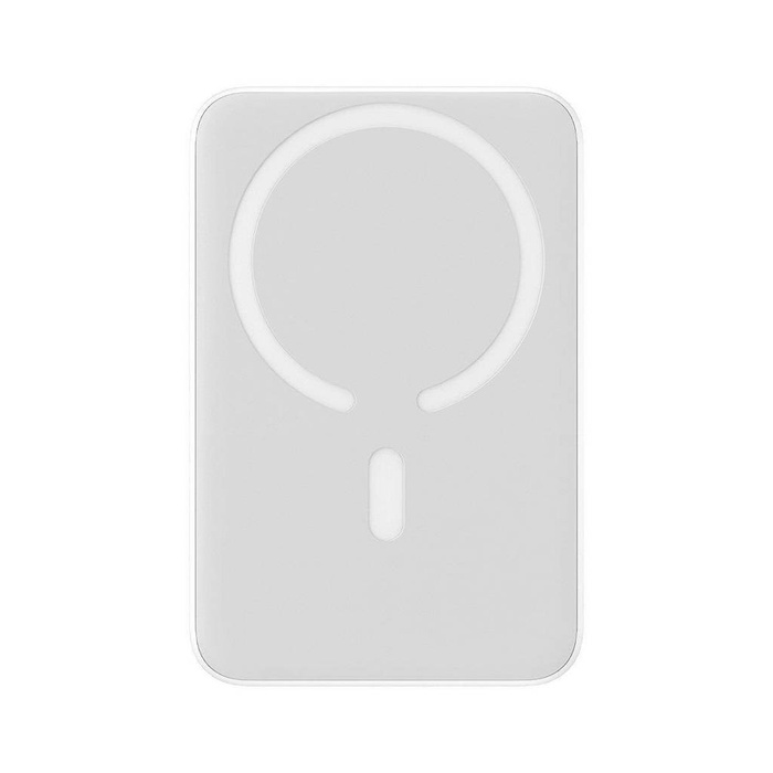 Baseus Magnetic Mini powerbank z ładowaniem indukcyjnym MagSafe 15W / szybkie ładowanie PD QC 20W 10000mAh biały (Overseas Edition) z Kablem USB-C 0.5m Biały