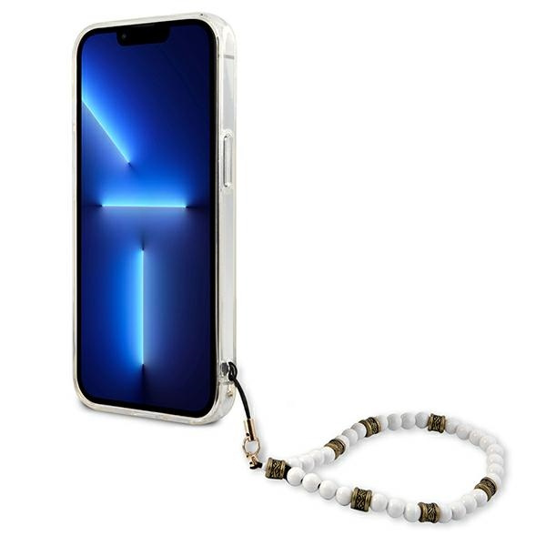 Etui GUESS Apple iPhone 13 Mini White Pearl Bezbarwny Hardcase