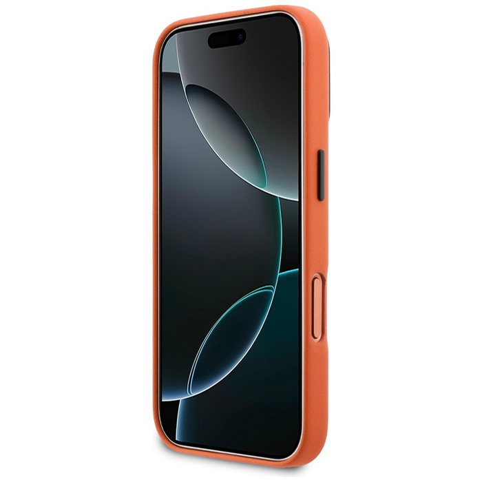 Etui BMW M Metal Logo MagSafe do iPhone  17 Pro pomarańczowy