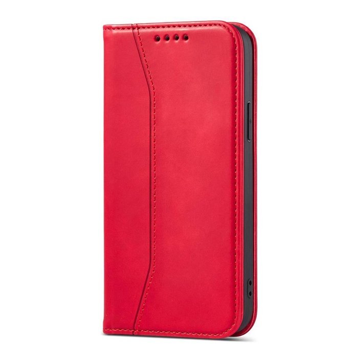 Magnet Fancy Case etui iPhone 14 Plus pokrowiec z klapką portfel podstawka czerwone
