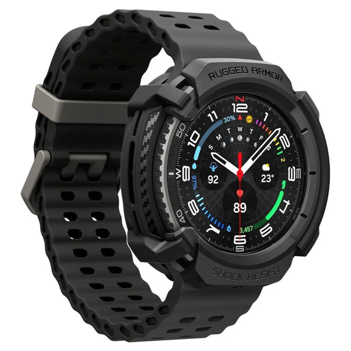 ETUI SPIGEN SAMSUNG GALAXY WATCH 8 CLASSIC 46 MM RUGGED ARMOR MATTE CZARNE