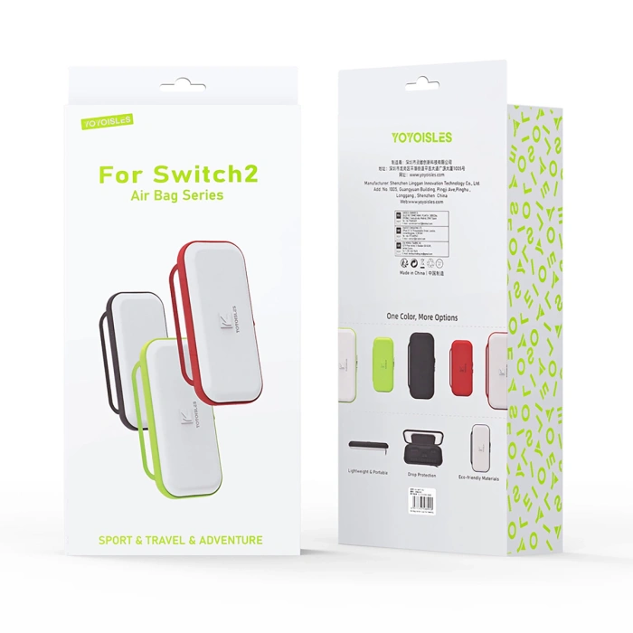 Etui Yoyoisles by Dux Ducis Air Bag na Nintendo Switch 2 - czarno-białe