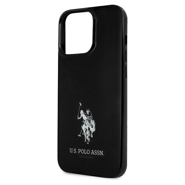 Etui US POLO Apple iPhone 13 Pro Max Horses Logo Czarny Hardcase