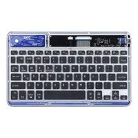 Klawiatura Dux Ducis Keyboard (CK Series) bezprzewodowa do laptopa / tabletu / telefonu - przezroczysta