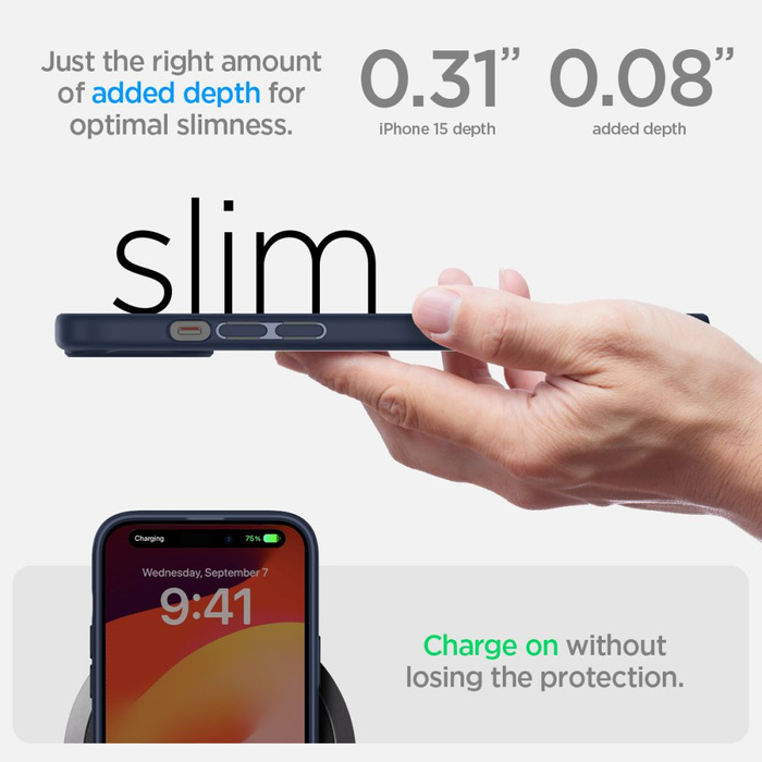 Etui Spigen Ultra Hybrid iPhone 15 Navy Blue